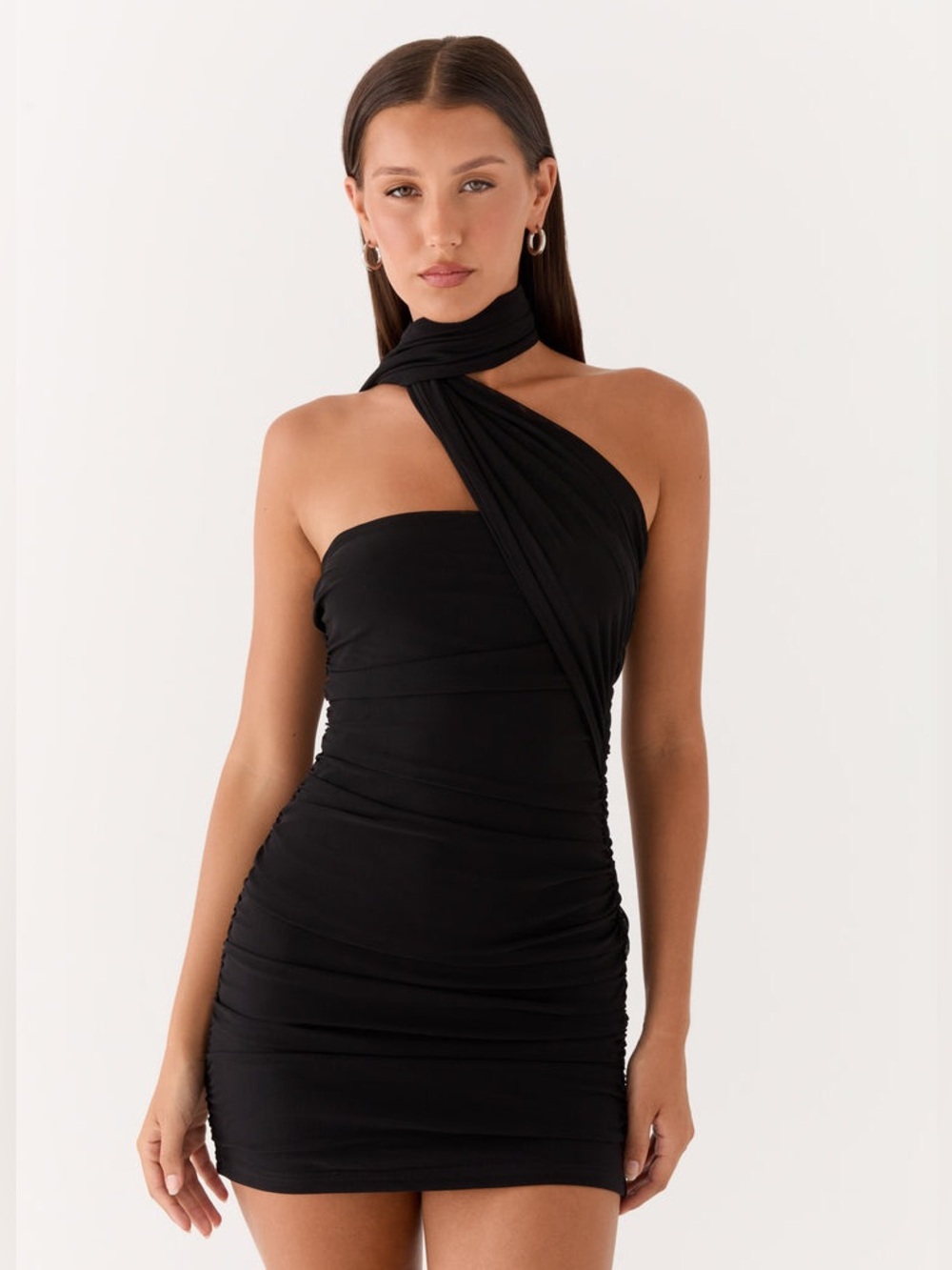 Peppermayo Breaking News Micro Mini Dress - Black - Size 6